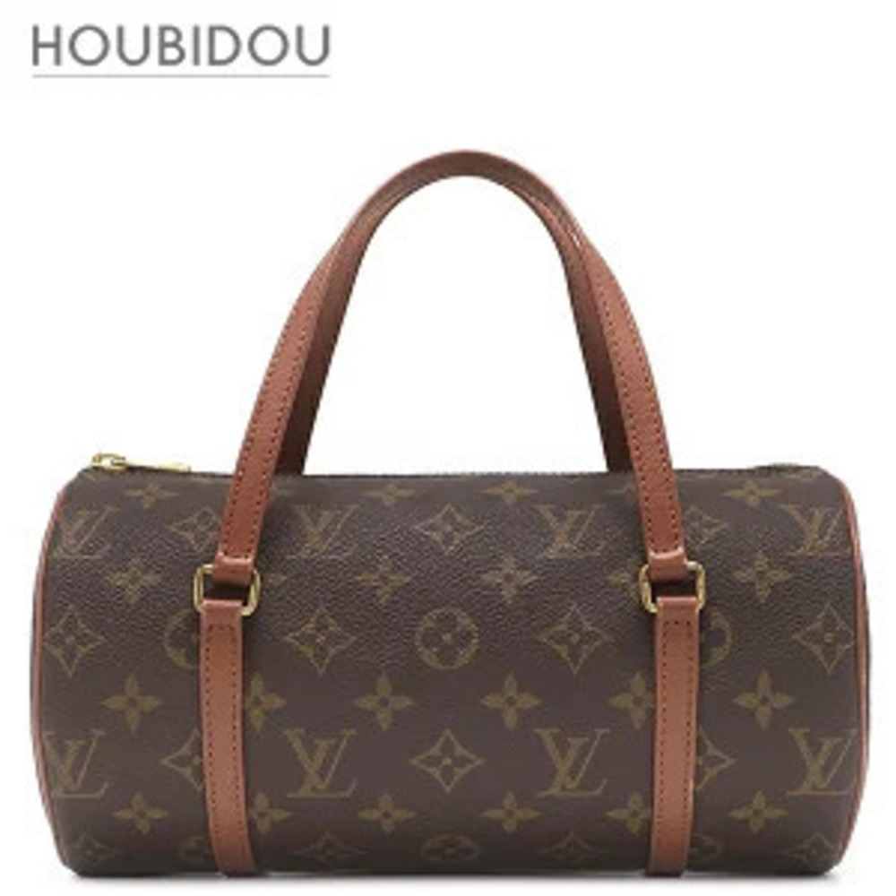 Louis Vuitton Papillon Handbag Monogram Canvas Boston